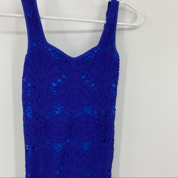 Free People Intimately Blue Bodycon Dress M/L - Picture 2 of 8